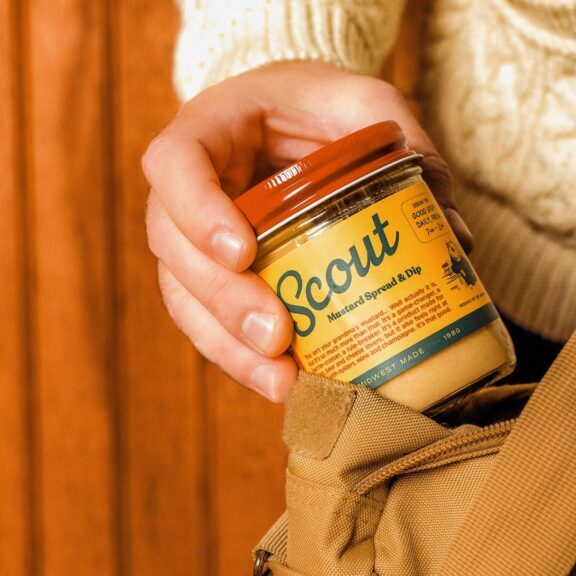 Scout Mustard to go in bag